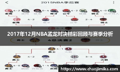 2017年12月NBA孟龙对决精彩回顾与赛季分析